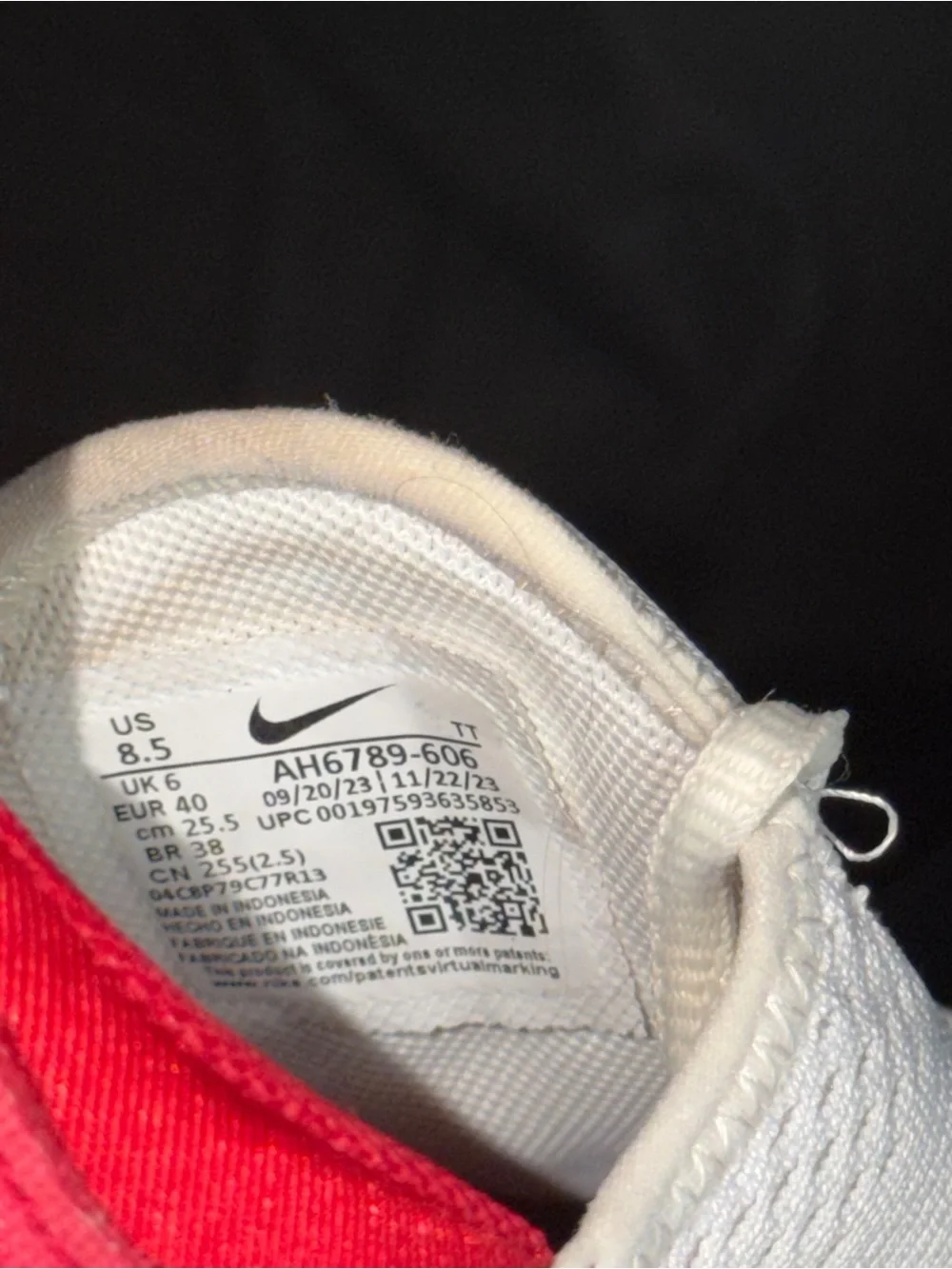 Nike Air Max 270 Off-White with Red Accents